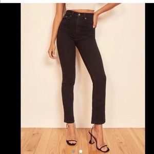 BRAND NEW Reformation Liza High Rise Straight Jeans